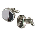 Elegance Carbon Fiber Executive Gift Collection - Nickel Plated Cufflinks